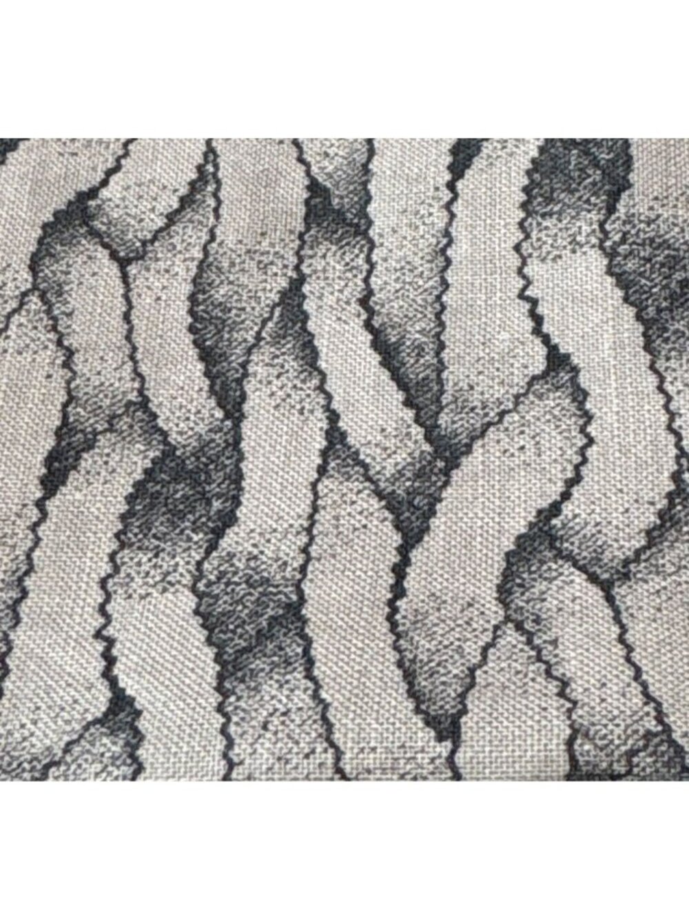 Refractions Roberta Horton 1/2 yard x 42" Cotton Fabric Gray Black Design